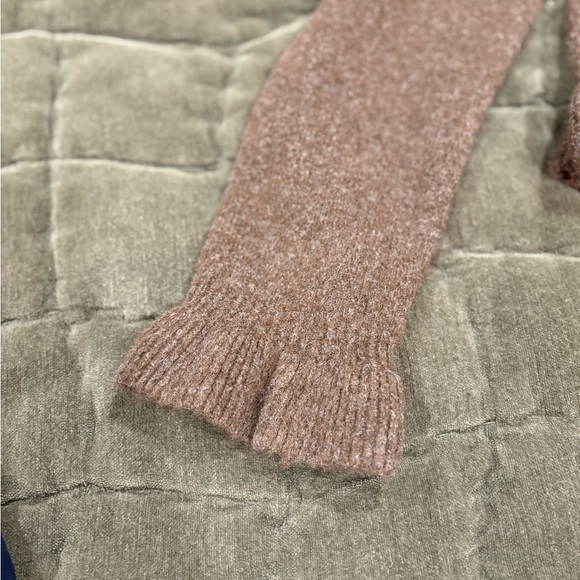 Elegant Brown Ruffle Cardigan - Picture 2 of 6